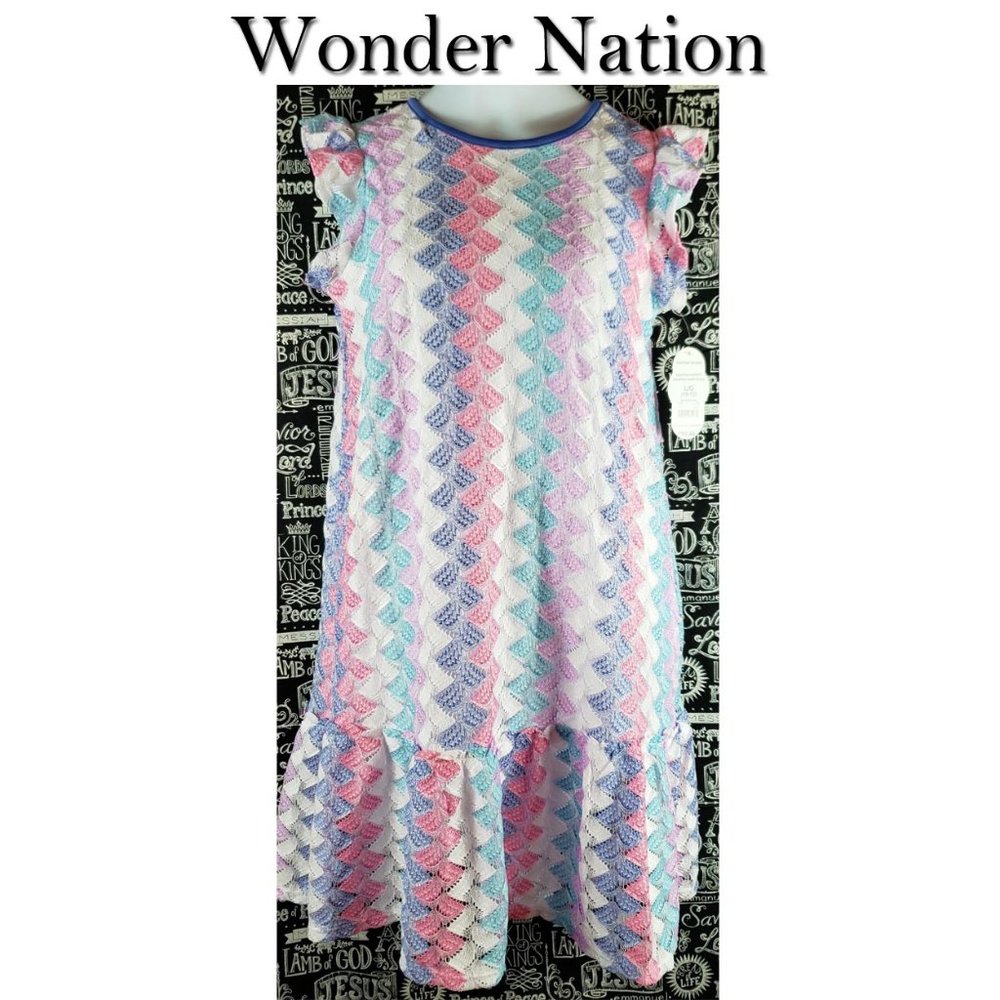 Wonder Nation Dress Size Large 10/12 NWT